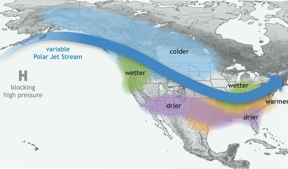 Bản đồ nhiệt độ đại dương trong giai đoạn hiện tượng El Nino La Nina
